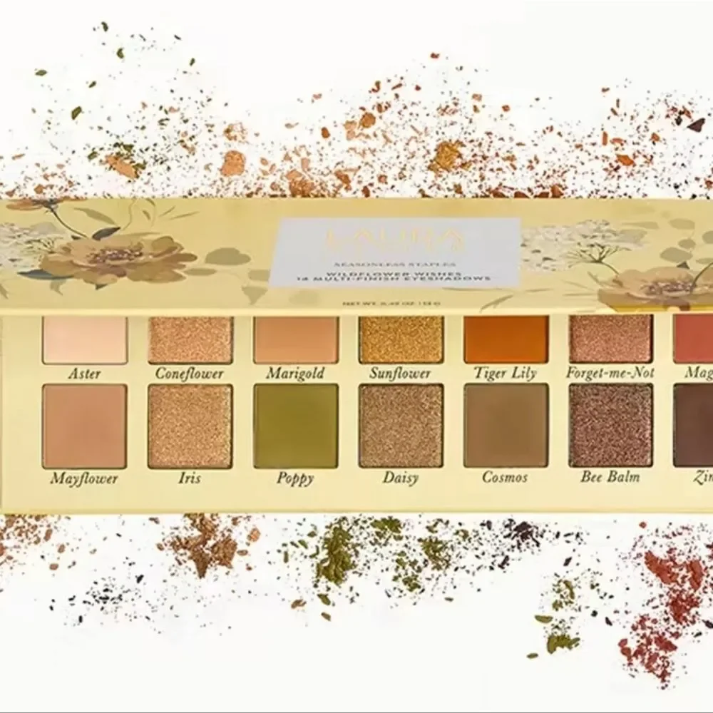 Laura‎ Geller Seasonal Staples Wildflower Wishes 14 Multi-Finish Eyeshadows